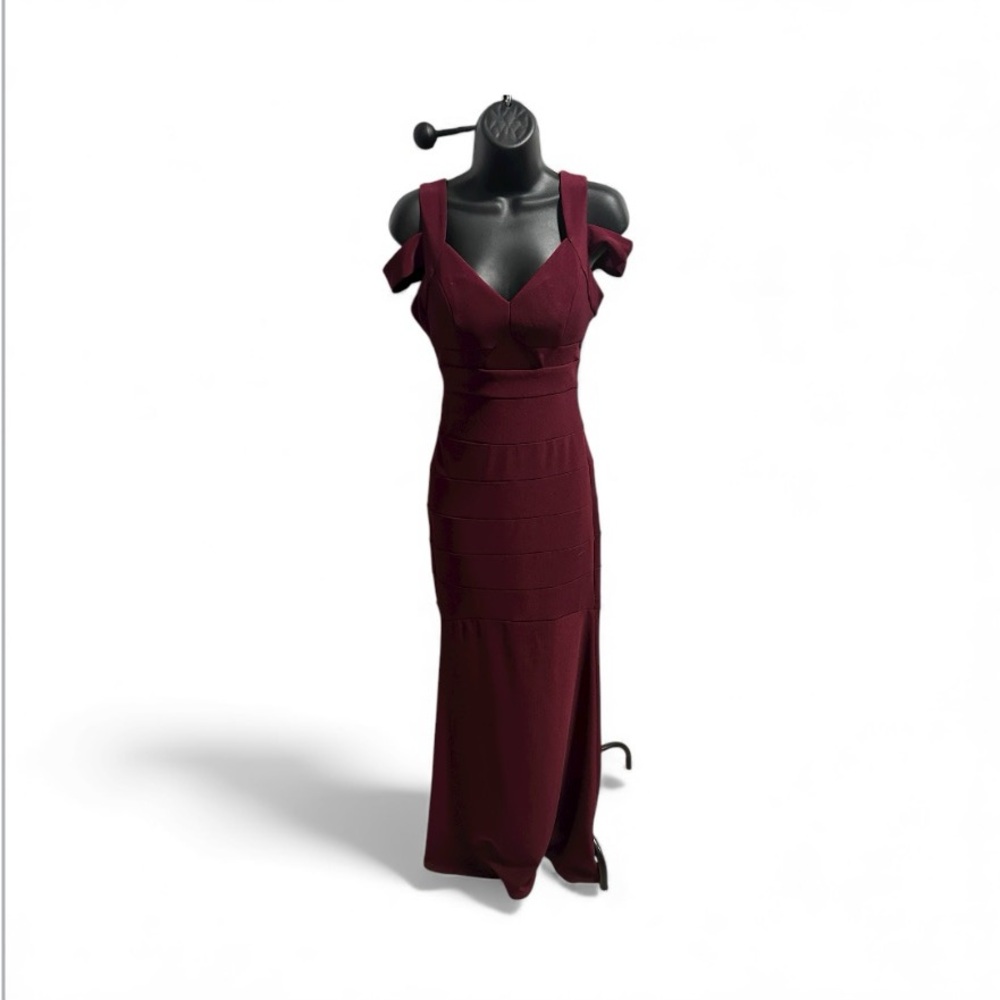 Emerald Sundae Burgundy Maxi Dress